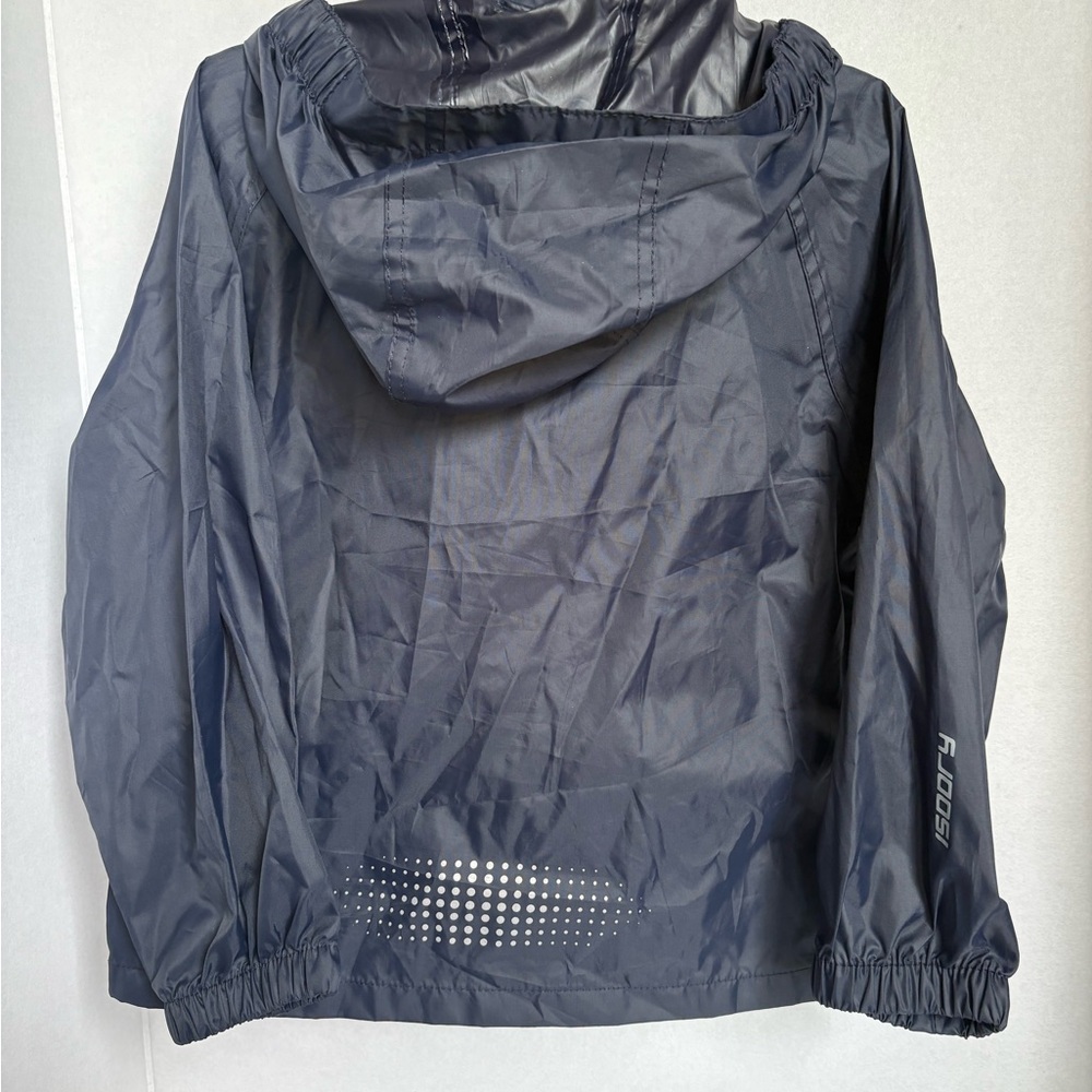 Mountain Warehouse IsoDry Kids Rain Jacket 3–4 Years Navy Blue Waterproof - Picture 3 of 6